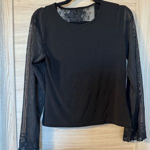 Mesh Long Sleeve Shirt